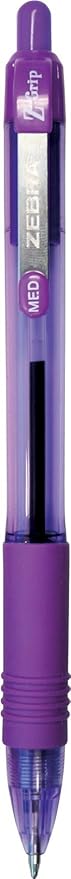 Zebra Pen Z-Grip Retractable Ballpoint Pen, Smooth-Flowing Assorted Ink, 1.0mm Medium Point, School & Office Supplies, Ideal for Note-Taking, Journal and Planner Use, 5-Pack (22205)
