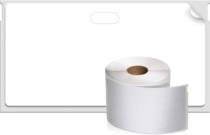 DYMO Authentic LW Name Badge Labels DYMO Labels for LabelWriter Printers White 2-1/4" x 4" 1 Roll of 250
