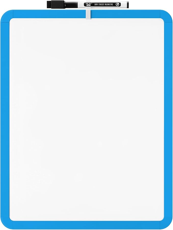 Mr. Pen- Dry Erase Board, 14” x 11” with a Black Dry Erase Marker, Small Mini White Board for Students, Back to School Supplies