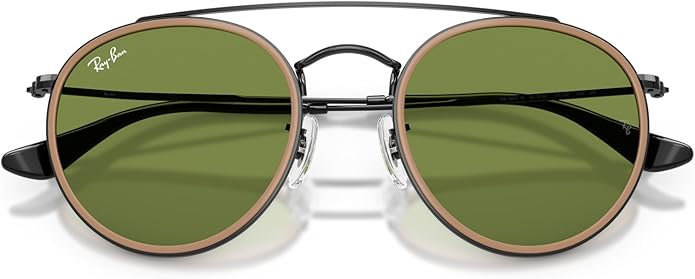 Ray-Ban Unisex Rb3647n Double Bridge Round Sunglasses