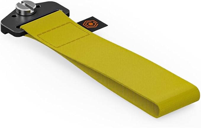 Tilta 1/4”-20 Mounting Strap for Boulder Camera Cart | Universal Threaded Accessory Strap Loop | Secure Cable, Tool, or Bag Attachment | Durable Reinforced Woven Material | On-Set Organizer - Yellow