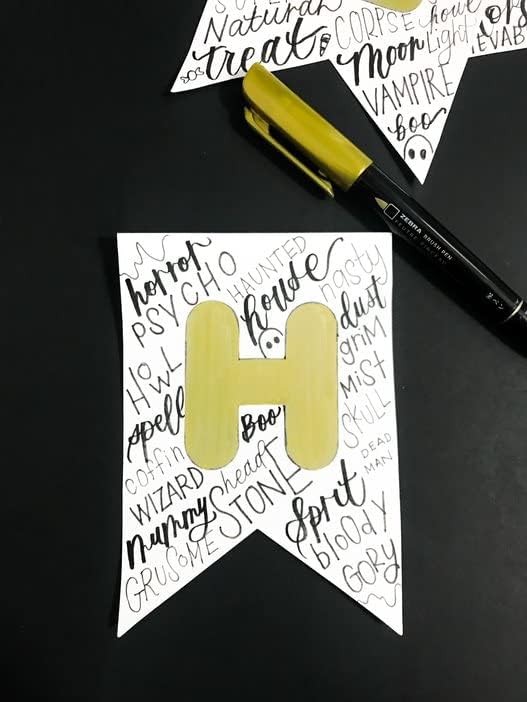 Zebra Pen, Metallic Brush Pens, Gold, Silver, and Rose Gold Ink, Medium Brush Tip Mimics Artist’s Paint Brush for Calligraphy and Lettering, Acid-Free Ink for Light and Dark Paper, 3-Pack (01603)