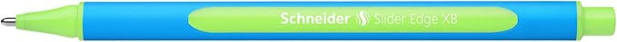 Schneider Slider Edge XB Ballpoint Pen, Box of 10, Light Green (152211)