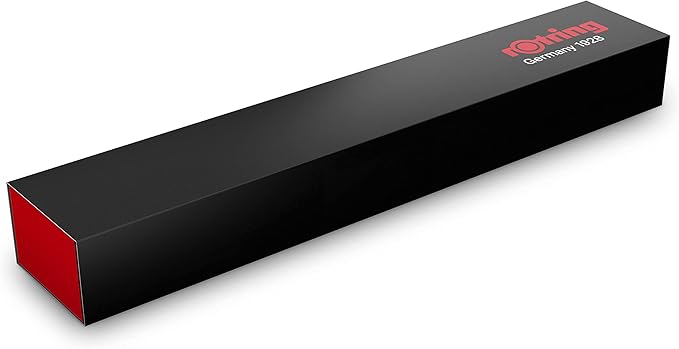 rOtring 600 Full-Metal Body 0.7mm Mechanical Pencil, Black, for Precise Ruler-Based Drawing