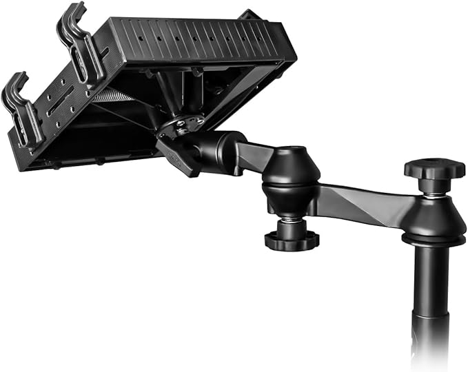 RAM MOUNTS No-Drill Laptop Mount for '15-26 Ford F-150, '17-26 F-250-F-550 + More Compatible with 10" to 16" Wide Laptops RAM-VB-195-SW1