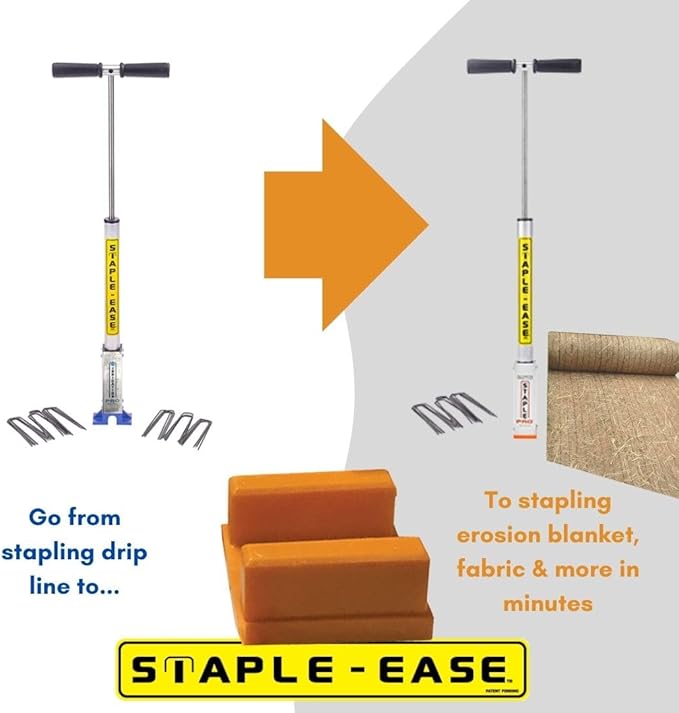 Replacement Attachment for Straw Blanket, Weed Barrier, Landscape Fabric, Turf, Sod, and TRMS (Standard Attachment)