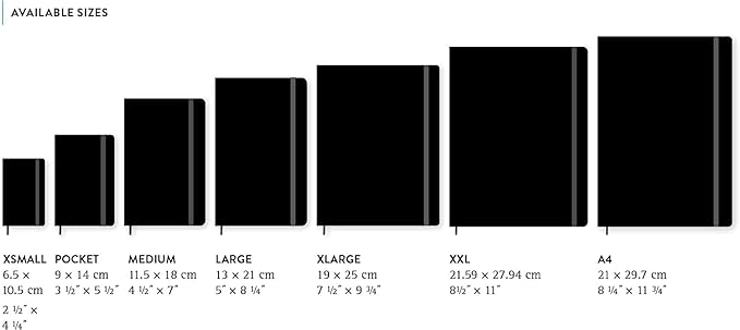 Moleskine Classic Notebook, Soft Cover, XL (7.5" x 9.5") Squared/Grid, Black, 192 Pages