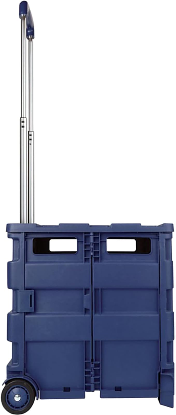 Office Depot Mobile Folding Cart With Lid, 16in.H x 18in.W x 15in.D, Black, 50801