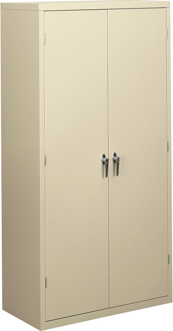 HON Brigade Series Five-Shelf Storage Cabinet - High Storage Cabinet, 36w by 18d by 72h , Putty (HSC2472)