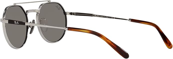 Ray-Ban Unisex Rb8265 Jack II Titanium Round Sunglasses