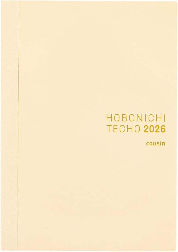 Hobonichi Techo 2026 Cousin Book – A5, English, Daily, Weekly, Jan Start, Mon Start, Planner