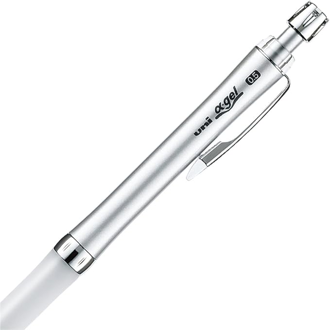 Uni Alpha-Gel Mechanical Pencil 0.5mm, White (M5807GG1P.1)