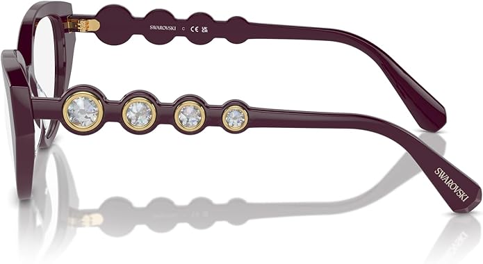 Swarovski womens Sk2024 Cat Eye Prescription Eyewear Frames