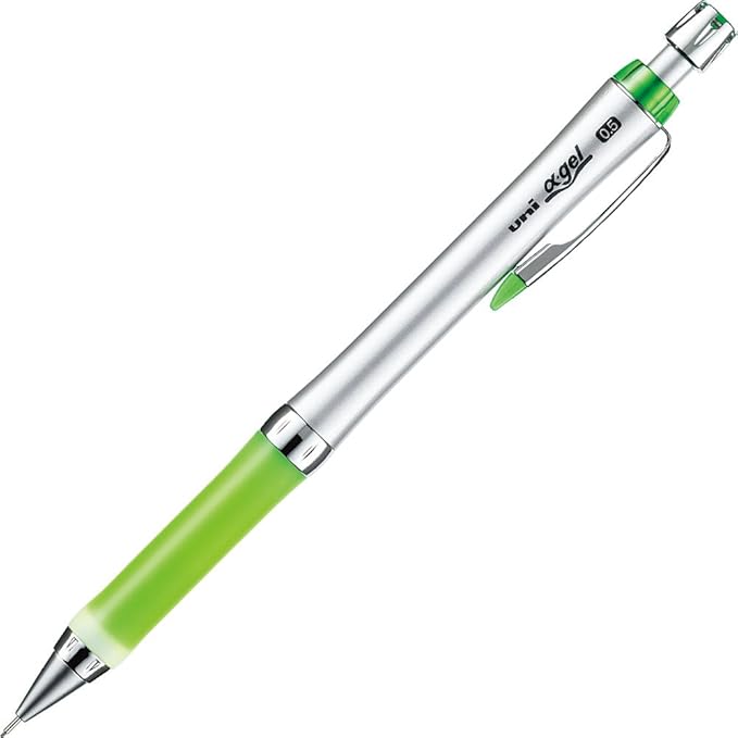 Uni Alpha-Gel Mechanical Pencil 0.5mm, YellowithGreen (M5807GG1P.5)