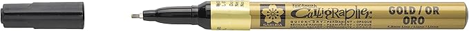 Sakura Pen-touch Calligraphy Pen Fine Gold