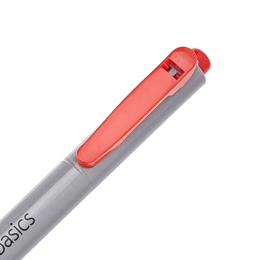 Amazon Basics Retractable Permanent Markers, Quick Drying Fade Resistant Ink, Versatile Art Supplies for Drawing, for Home, School, and Office Use, Assorted Colors, 12 Count