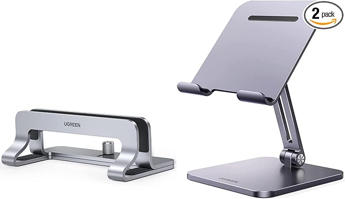 UGREEN Vertical Laptop Stand Bundle with Tablet Stand Holder