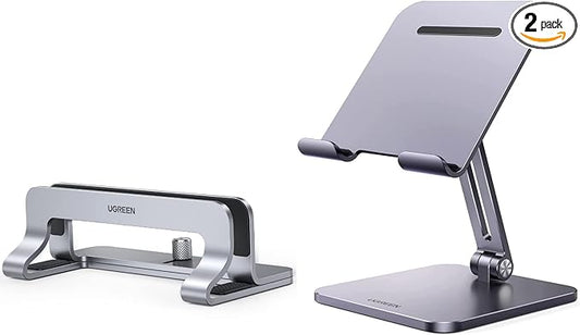 UGREEN Vertical Laptop Stand Bundle with Tablet Stand Holder