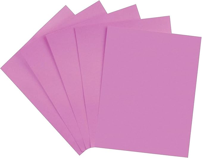 Staples Brights 24 Lb. Colored Paper Purple 500/Ream, For Everyday Use at Home or Office
