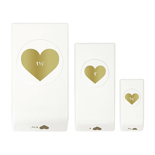 We R Memory Keepers Layering Punches 3/Pkg-Hearts