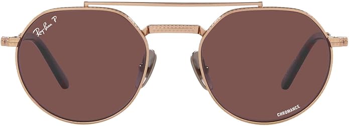 Ray-Ban Unisex Rb8265 Jack II Titanium Round Sunglasses