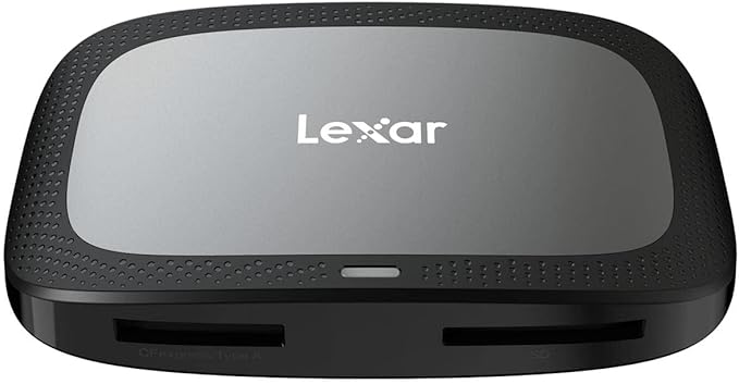 Lexar Professional CFexpress Type A / SD USB 3.2 Gen 2 Reader, Designed for CFexpress Type A and SD UHS-II Cards, High-Speed USB 10Gbps Transfer Speeds (LRW530U-RNBNG)