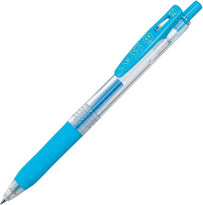 Zebra Sarasa Clip Gel Ink Ballpoint Pen, 0.4mm, 10 Color Set (JJS15-10CA)