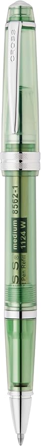 Cross Bailey Light Translucent Green Resin Ballpoint Pen - Professional Pen for Effortless Writing - Journaling, Note-Taking & More - Black Ink - Easy Handling - Includes Gift Box