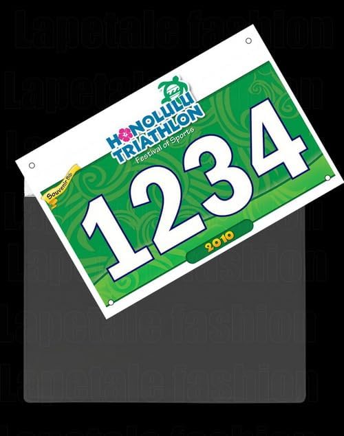 Clear Bib Boards Sleeves Protector for Runners,Race Bib Vinyl Holder,Race Bib Display Vinyl Protector Sheets, Marathon Running Bib Sheet Protector