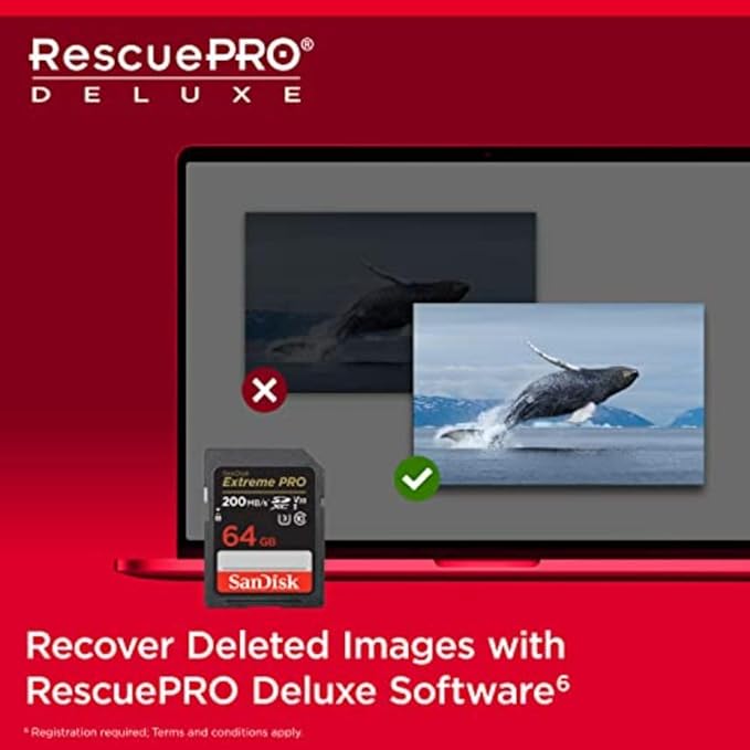 SanDisk 64GB Extreme PRO SDXC UHS-I Memory Card - C10, U3, V30, 4K UHD, SD Card - SDSDXXU-064G-GN4IN