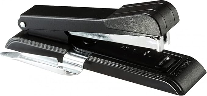 Bostitch Office B8 PowerCrown Travel & Desktop Stapler, 30 Sheet Capacity, Durable Metal, Black.