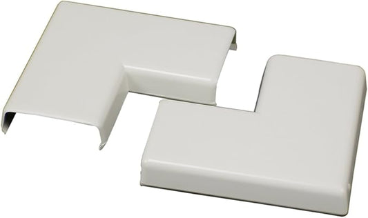 Legrand Wiremold NM6 Nonmetallic Plastic Raceway for Extending Power, Flat Elbow, Ivory (1 Pack)