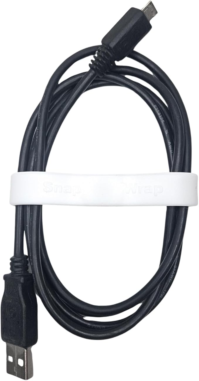 Snap Wrap | Pro Silicone Magnetic Cable Organizer | 6-Pack | Easy One-Hand Operation | Tidy Cable & Wire Storage