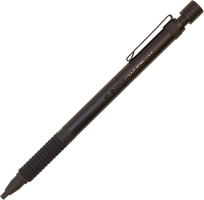 Staedtler 925 35-20B Mechanical Pencil, 0.08 inch (2 mm), Drafting Mechanical Pencil, All Black