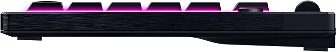 Razer BlackWidow V4 Low Profile TKL HyperSpeed Wireless Gaming Keyboard: Green Mechanical Switches - 2.4GHz Wireless & Bluetooth - Multi-Function Roller - 3 Control Buttons - Long Battery Life
