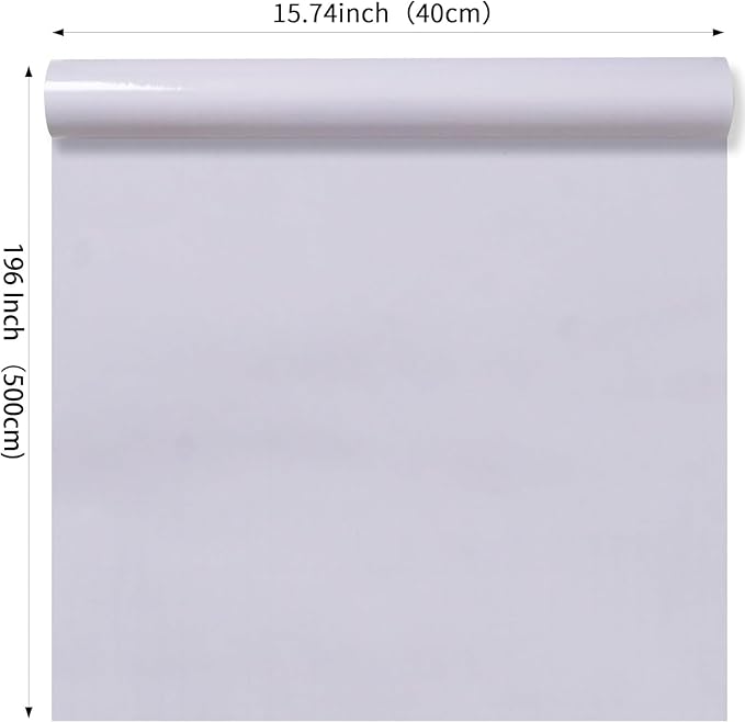 Clear Contact Paper, Plastic Wall Protector Sheet, Clear Contact Paper Peel and Stick, Self Adhesive Removable Book Cover Protector (Clear 15.7 x 196 in)