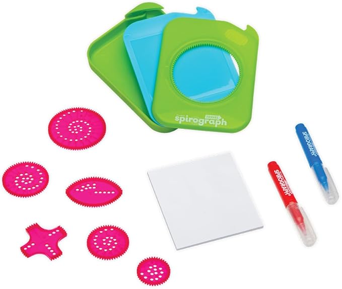 Spirograph Travel – Arts and Crafts, Travel Toys, Kids Toys, Art, Craft Supplies, Drawing Kit, Toddler Activities, Unleash Your Child Inner Artist, Ages 5+