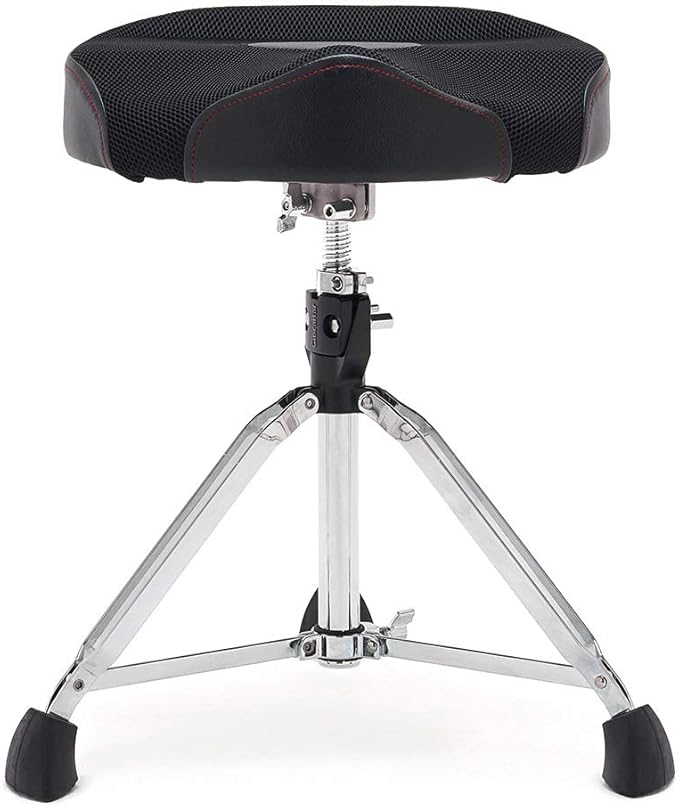 Gibraltar 9608MW2T Oversized Moto Seat Web Top Drum Throne