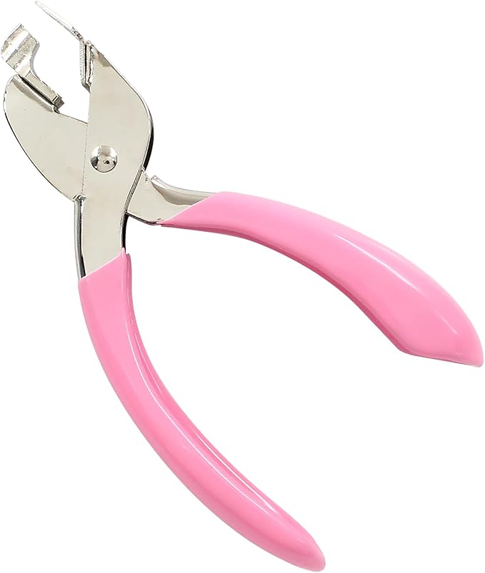 Pink Staple Remover Tool Heavy Duty Staple Puller, Staple Remover Stick for Office, School and Home Using, Easy Removal of Staples