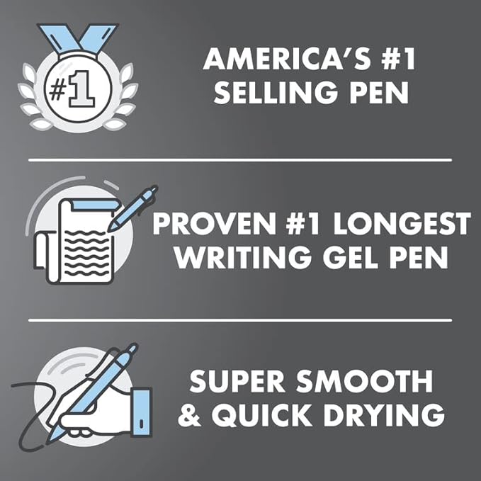 Pilot G2 Premium Gel Roller Pens 0.7, Fine Point Smooth Writing Pens Black, Pack of 20