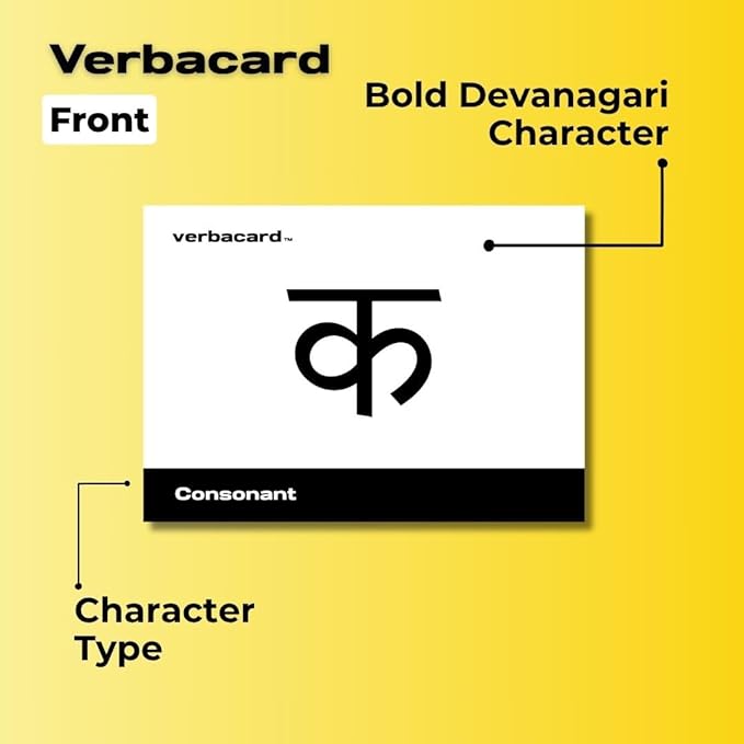 Hindi Alphabet Flashcards – Learn Devanagari Script Fast | Consonants & Vowels Study Deck with Romanized Transliteration & Audio | Hindi Language Starter Kit for Beginners & Students