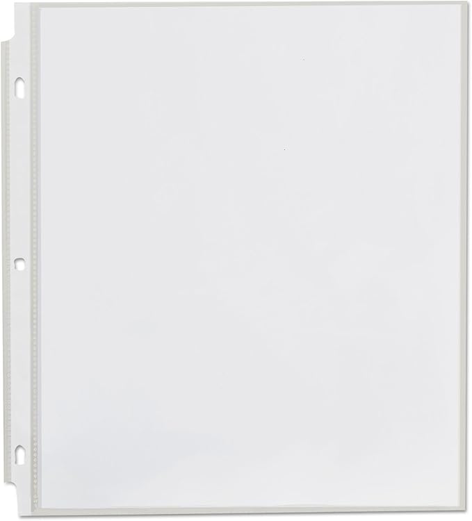 Universal Standard Sheet Protector, Economy, 8.5 x 11, Clear, 200/Box