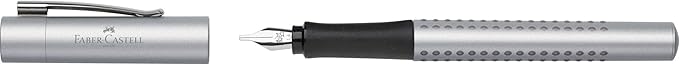 Faber-Castell Grip 2011 Calligraphy Pen Gift Set - Silver