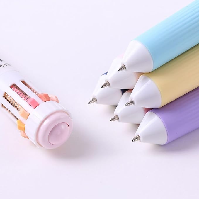 3 PCS Multicolor Pen in one, 10-in-1 Retractable Colored Ballpoint Pens for Office, Back to School Supplies, 28 Colors