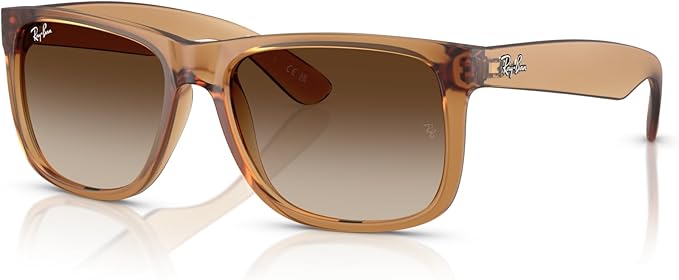 Ray-Ban unisex-adult Rb4165f Justin Low Bridge Fit Rectangular Sunglasses