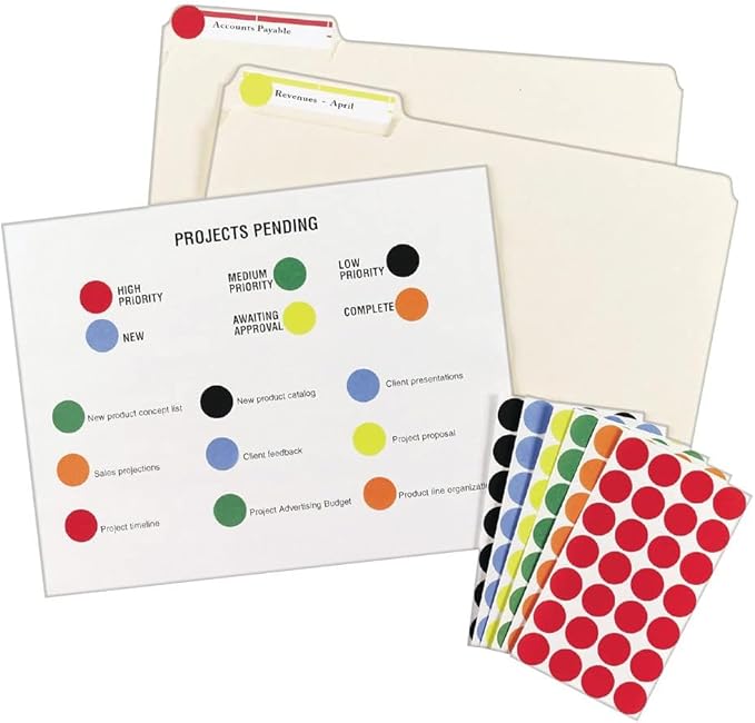 Avery Print/Write Self-Adhesive Removable Labels, 0.75 Inch Diameter, Light Blue, 1,008 per Pack (5461)