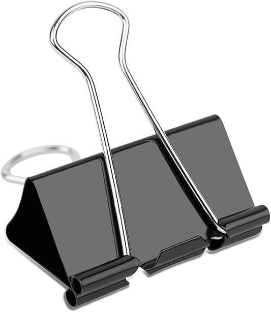 Ufmarine Extra Large Binder Clips 2 inch, (144 Pcs) Big Paper Clips for Office Supplies
