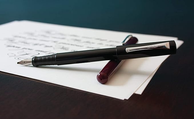 Speedball 002907 Calligraphy Fountain Pen Gift Set, Black