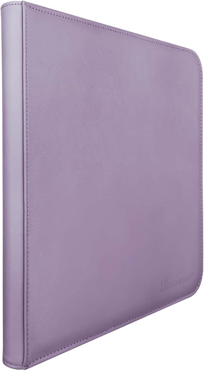 Ultra Pro E-15742 Ultra Pro-12 Pocket Zippered Pro Binder-Purple