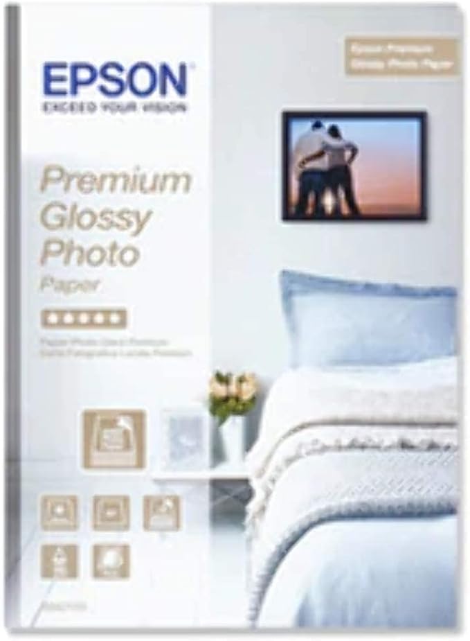 Epson C13S042155 Premium Glossy Photo Paper - Glossy Photo Paper - A4 (210 x 297 mm) - 15 Sheet(s)